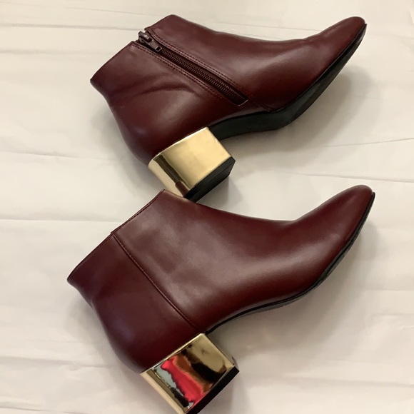 Marc New York Shoes - Marc New York burgundy ankle boots Size 7
